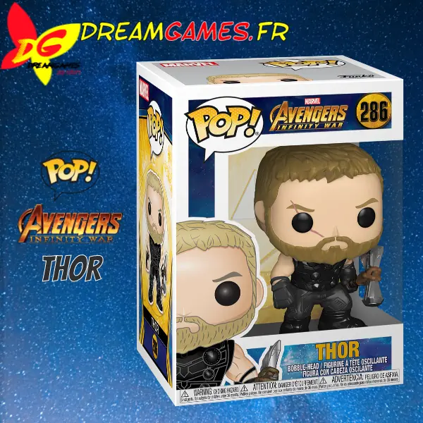 Funko Pop Avengers Infinity War Thor with Stormbreaker 286