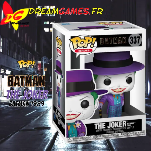 Funko Pop Batman The Joker Batman 1989 337 Box