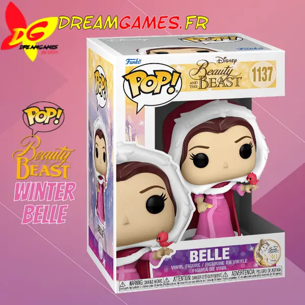 Funko Pop Beauty and the Beast Winter Belle 1137 Box