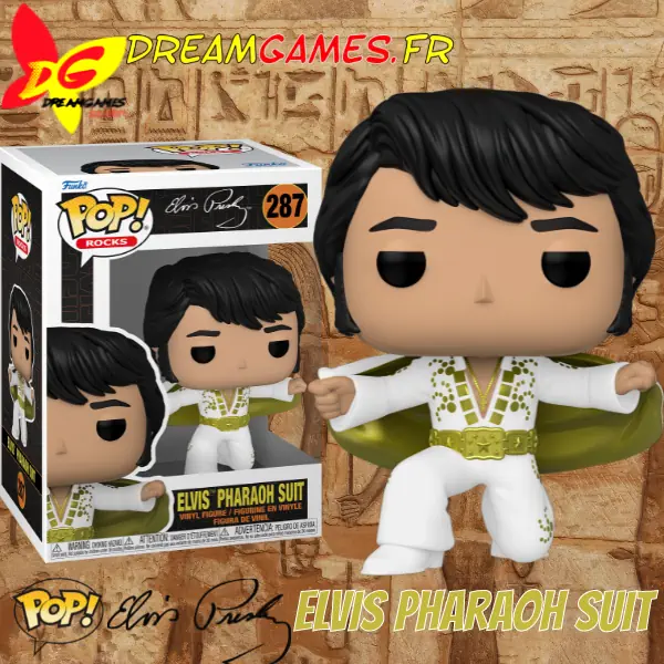 Funko Pop Elvis Presley Elvis Pharaoh Suit 287 Box Fig