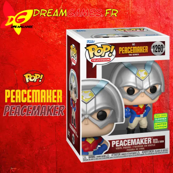 Funko Pop Peacemaker with Peace Sign 2022 Summer Convention