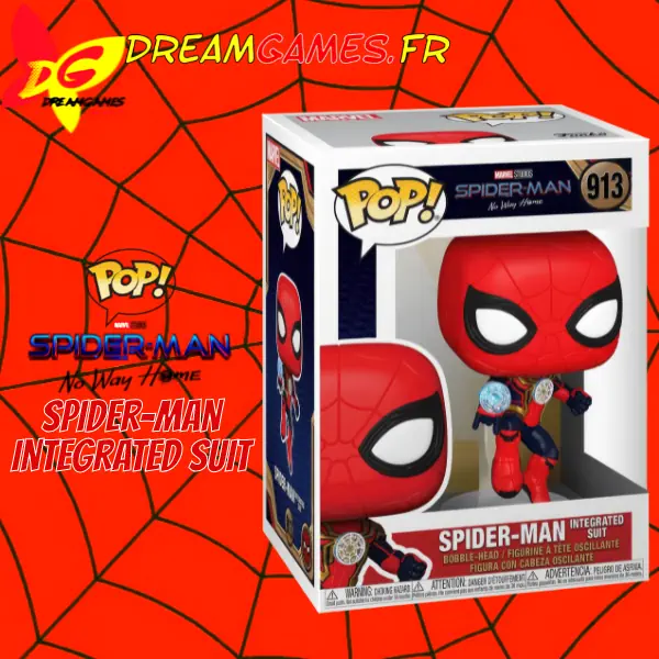 Funko Pop Spider-Man No Way Home Spider-Man Integrated Suit 913