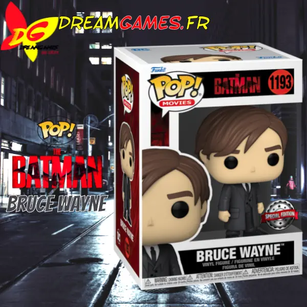 Funko Pop Bruce Wayne 1193 The Batman Special Edition