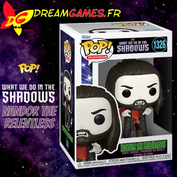 Funko Pop What we do in the Shadows Nandor the Relentless 1326 Box