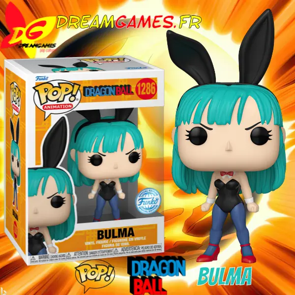 Funko Pop Dragon Ball Bulma Bunny 1286 Special Edition Box Fig