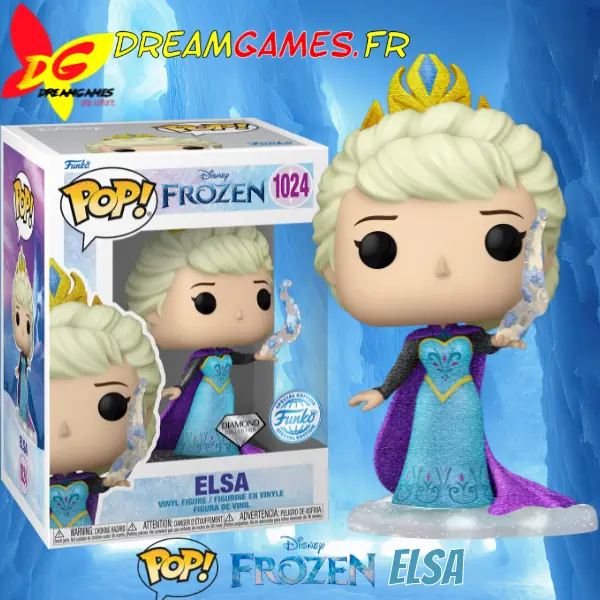 Funko Pop Frozen Elsa 1024 Diamond Special Edition Box Fig