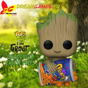 Funko Pop Groot with Cheese Puffs I Am Groot 1196