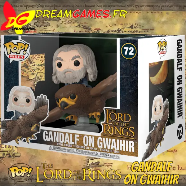 Funko Pop Lord of the Rings Gandalf on Gwaihir 72
