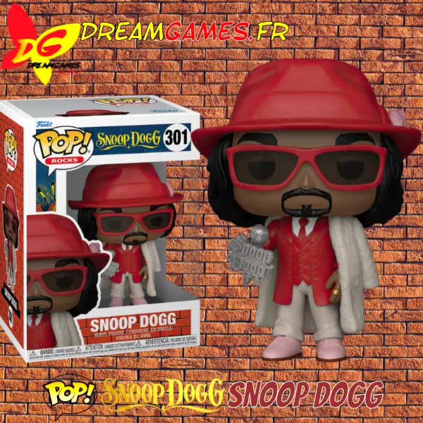 Funko Pop Snoop Dogg Fur Coat 301 Box Fig