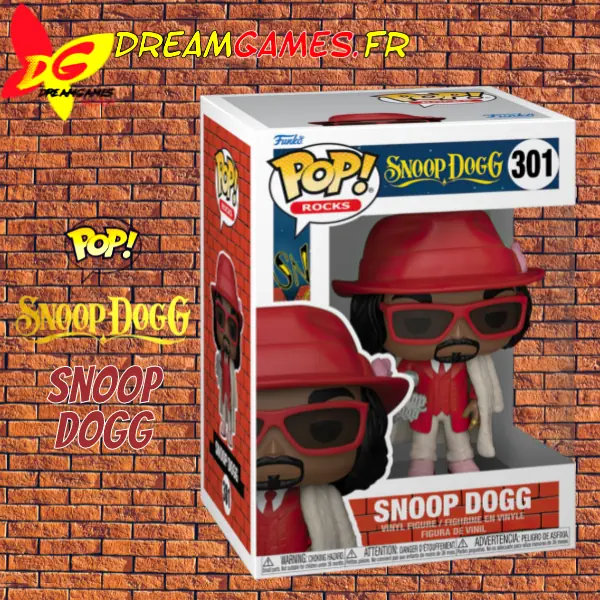 Funko Pop Snoop Dogg Fur Coat 301 Box