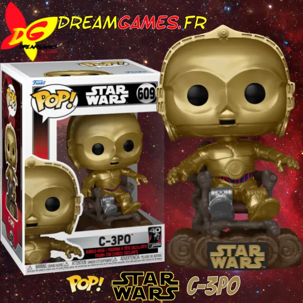 Funko Pop Star Wars C-3PO Return of the Jedi 40th Box Fig
