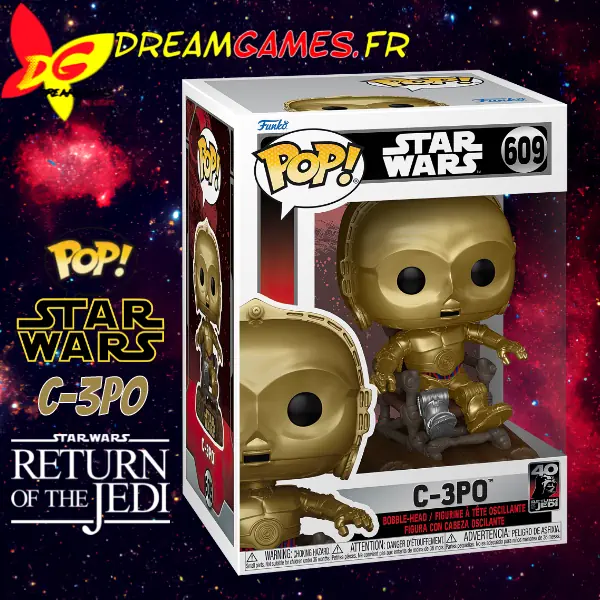 Funko Pop Star Wars C-3PO Return of the Jedi 40th Box