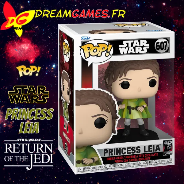 Funko Pop Star Wars Princess Leia 607 Return of the Jedi 40
