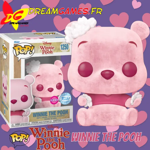 Funko Pop Winnie the Pooh 1250 Flocked Special Edition Box Fig