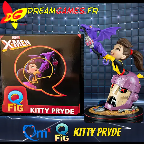 Qmx Q-Fig Elite X-Men Kitty Pryde plus Lockheed Box Fig