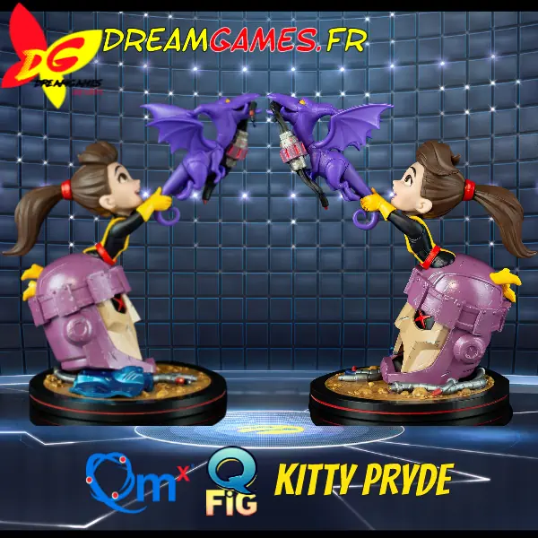 Qmx Q-Fig Elite X-Men Kitty Pryde plus Lockheed Fig 02