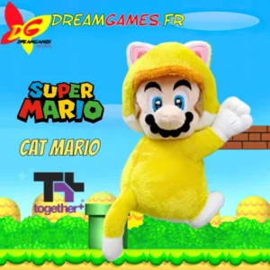 Super Mario Peluche Magnétique Cat Mario Fig 03