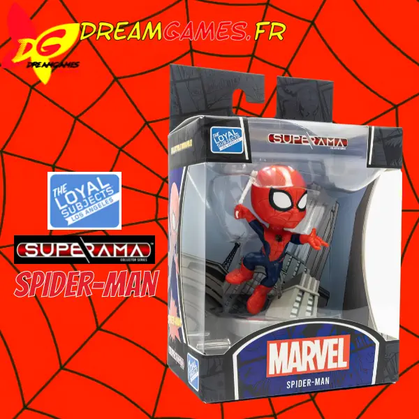 The Loyal Subjects Superama Spider-Man 10cm  Marvel Diorama