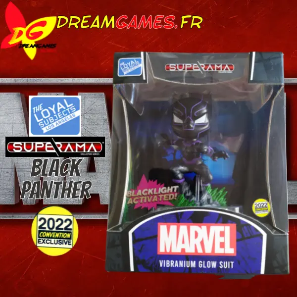 Superama Black Panther Vibranium Glow Suit SDCC Exclusive