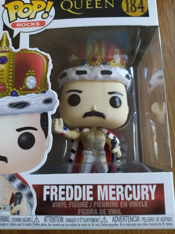 Funko Pop Rocks Queen Freddie Mercury King 184 1