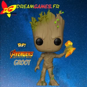 Funko Pop Groot with Stormbreaker Avengers Infinity War 416