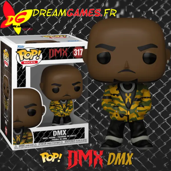 Funko Pop Camo DMX Pop Rocks 317 Box Fig