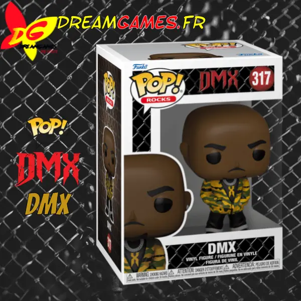 Funko Pop Camo DMX Pop Rocks 317 Box