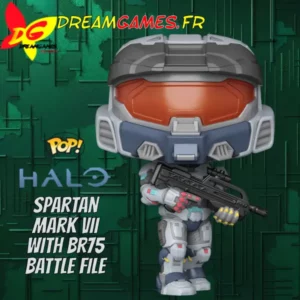 Funko Pop Spartan Mark VII with BR75 Battle Rifle Halo 24 Specialty Series