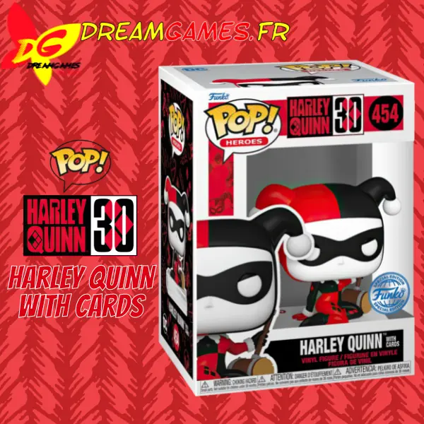 Funko Pop Harley Quinn 30 Harley Quinn with Cards Box