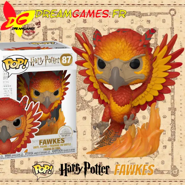 Funko Pop Harry Potter 87 Fawkes Box Fig