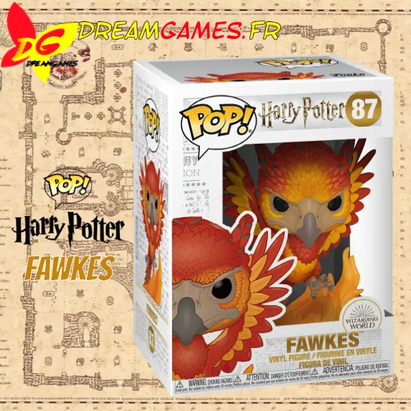 Funko Pop Harry Potter 87 Fawkes Box