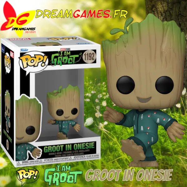 Funko Pop I Am Groot 1192 Groot in Onesie Box Fig