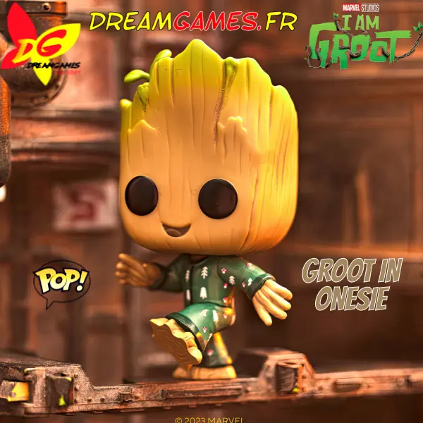 Funko Pop I Am Groot 1192 Groot in Onesie Fig 02