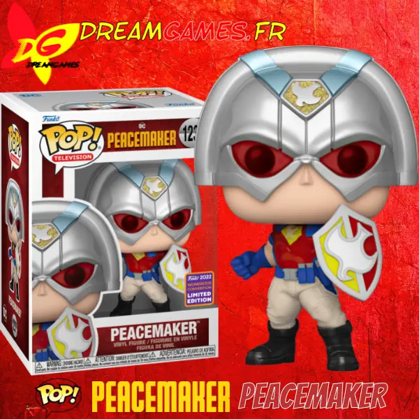Funko Pop Peacemaker with Shield 1237 2022 Wondrous Convention Box Fig