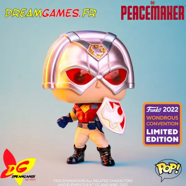 Funko Pop Peacemaker with Shield 1237 2022 Wondrous Con