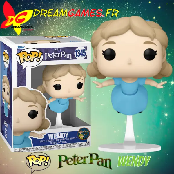 Funko Pop Peter Pan 70 Wendy 1345 Box Fig