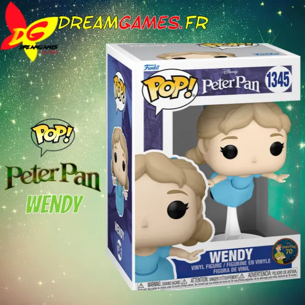 Funko Pop Peter Pan 70 Wendy 1345 Box