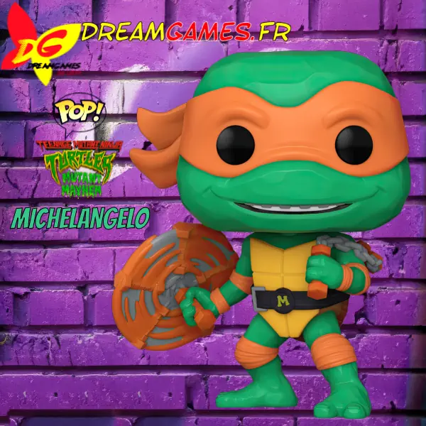 Funko Pop Michelangelo Mutant Mayhem TMNT Ninja Turtles 1395