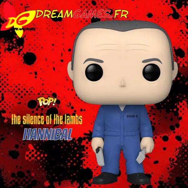 Funko Pop Hannibal with Knife and Fork Silence of the Lambs