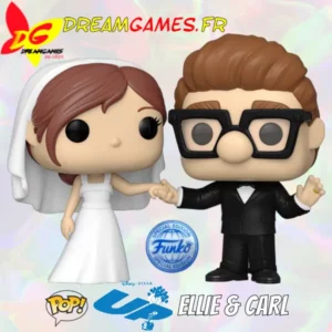 Funko Pop Up Ellie and Carl Wedding 2 Pack Special Edition