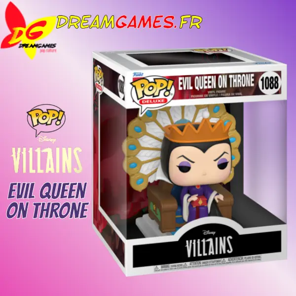Funko Pop Villains 1088 Evil Queen on Throne Box
