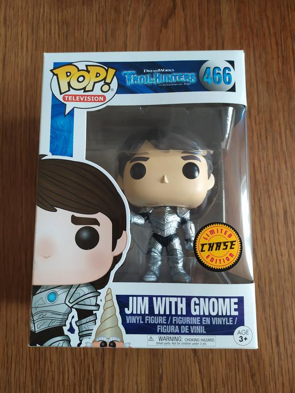 Funko Pop Jim with Gnome Chase Trollhunters 466