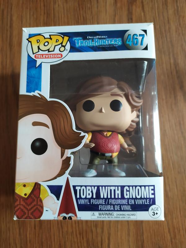 Funko Pop Toby with Gnome Trollhunters 467 Not mint