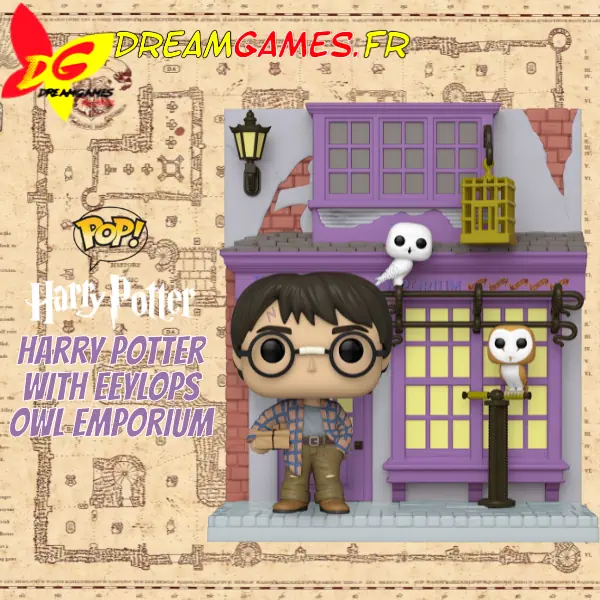 Funko Pop Harry Potter with Eeylops Owl Emporium Deluxe 140 Deluxe