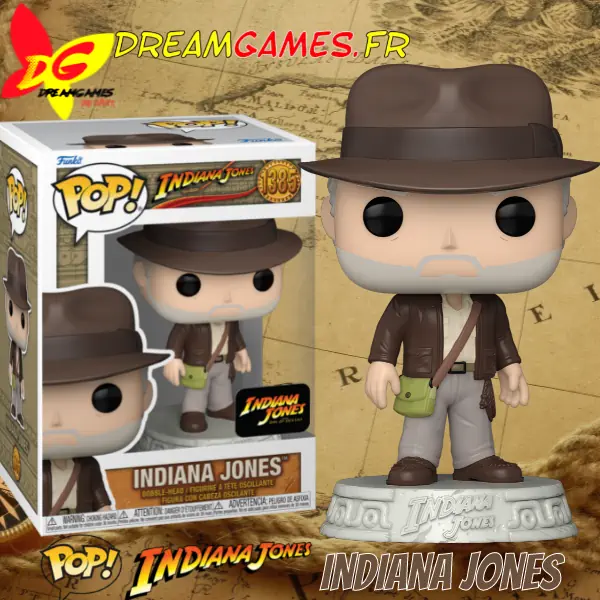 Funko Pop Indiana Jones and the Dial of Destiny 1385 Indiana Jones Box Fig