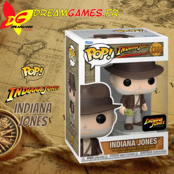 Funko Pop Indiana Jones and the Dial of Destiny 1385 Indiana Jones Box