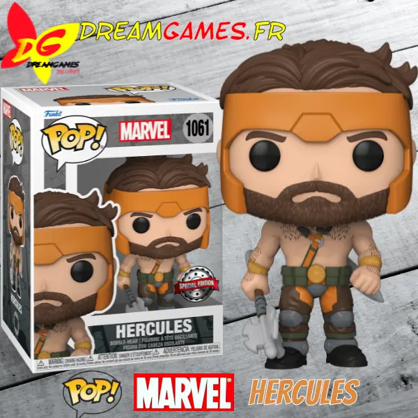 Funko Pop Marvel 1061 Hercules Special Edition Box Fig