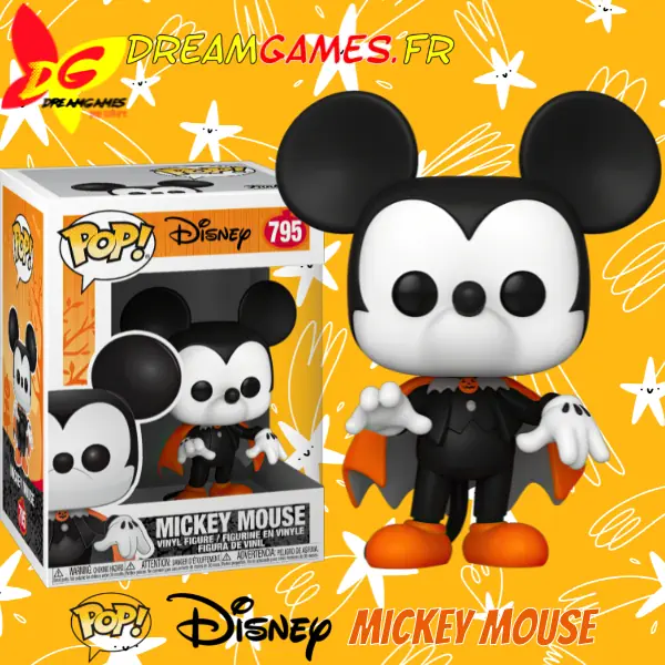 Funko Pop Mickey Mouse 795 Spooky Mickey Box Fig