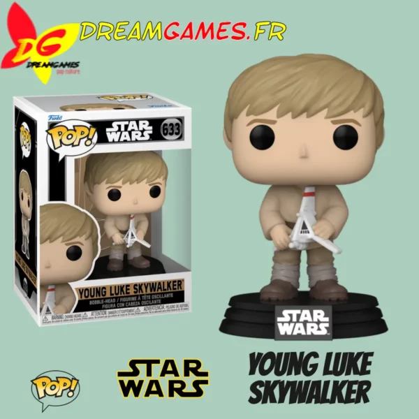 Funko Pop Young Luke Skywalker Star Wars 633 Obi Wan