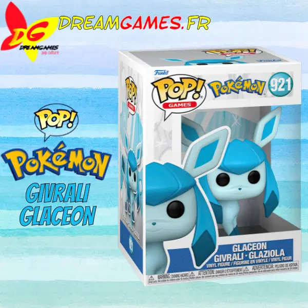 Funko Pop Pokémon 921 Glaceon Givrali Glaziola Box